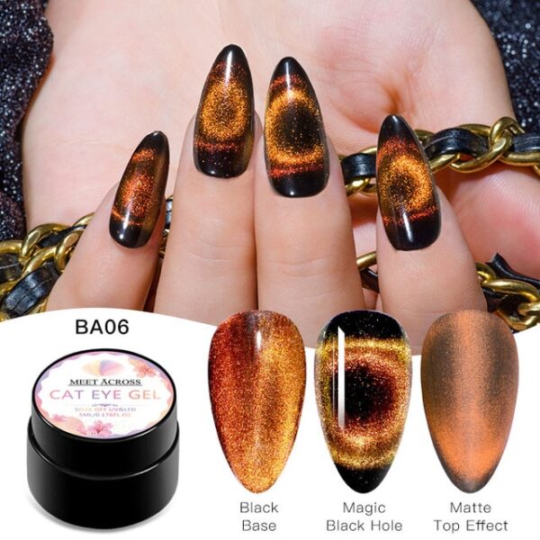 MEET ACROSS 9D Galaxy Magnetic Gel Nail Polish Yakareba Shining Chameleon Katsi Ziso Nail Art 5.jpg 640x640 5