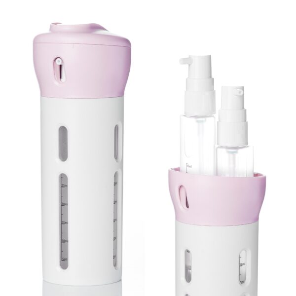 New Portable 4 in 1 Lotion Dispenser Lotion Shampoo Shower Gel Sub Bottle Travel Emulsion Bottling 4