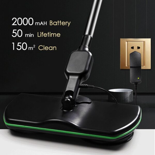 Rechargeable 360 degree Rotation Cordless Floor Cleaner Scrubber Polisher Electric Rotary Mop Microfiber Cleaning Mop for 1