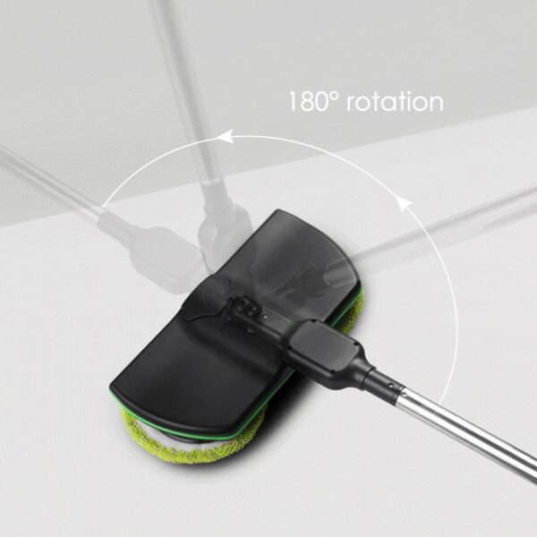 Rechargeable 360 degree Rotation Cordless Floor Cleaner Scrubber Polisher Electric Rotary Mop Microfiber Cleaning Mop for 3