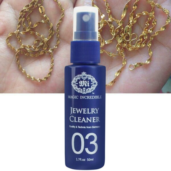 1 2 3pcs 50ml Jewelry Cleaner Jewelry Gold Watch Diamond Ring Cleaning Spray J99Store 2