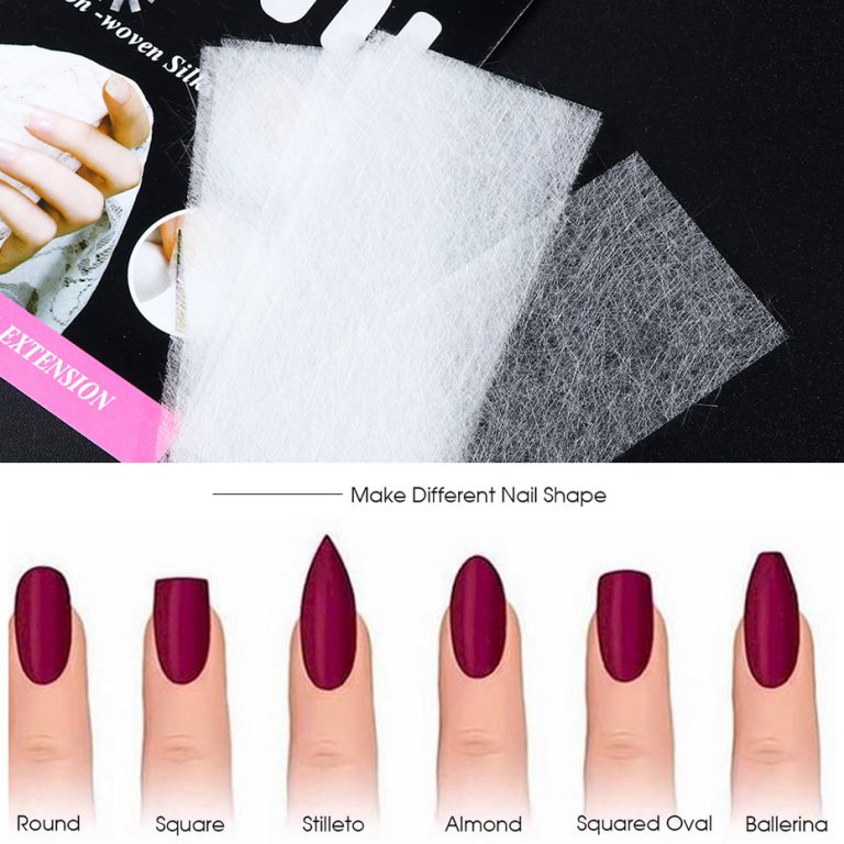 Nail Extension Silk Fiberglass (10Pcs) JOOPZY