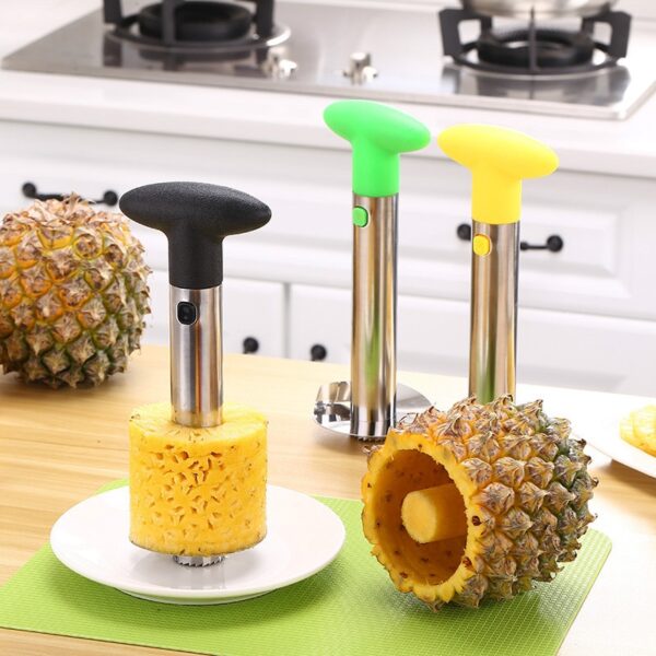 1Pc Stainless Steel Easy to use Pineapple Peeler Accessories Pineapple Slicers Fruit Knife Cutter Corer Slicer 1
