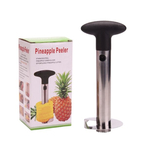 1Pc Stainless Steel Easy to use Pineapple Peeler Accessories Pineapple Slicers Fruit Knife Cutter Corer Slicer 3