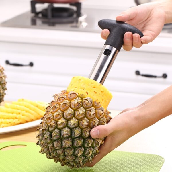 1Pc Stainless Steel Easy to use Pineapple Peeler Accessories Pineapple Slicers Fruit Knife Cutter Corer Slicer