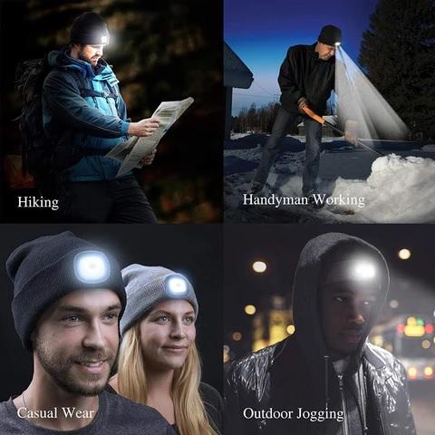 LED Winter Beanie - Unisex, LED Winter Beanie – Unisex