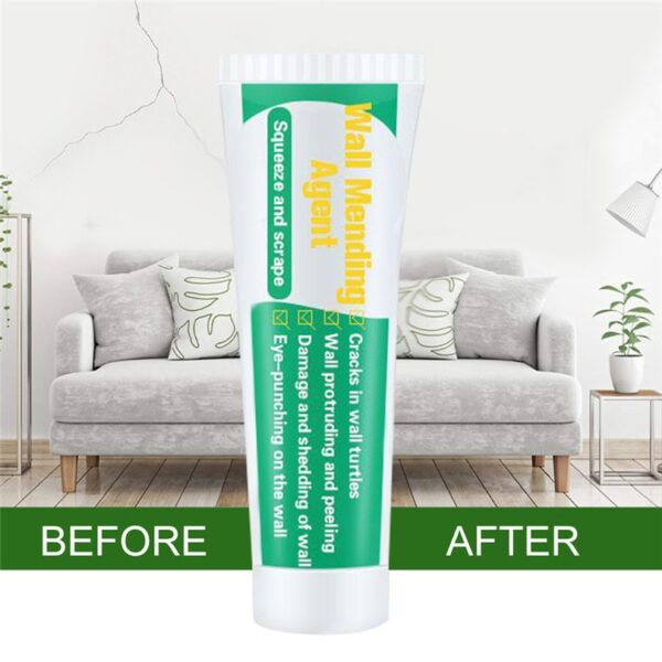 1pc 100ml Valid mouldproof Wall Mending Agent Wall Repair Cream Wall Crack Nail Repair quick drying 4