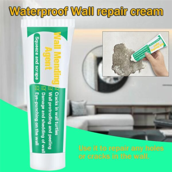 1pc 100ml Valid mouldproof Wall Mending Agent Wall Repair Cream Wall Crack Nail Repair quick drying