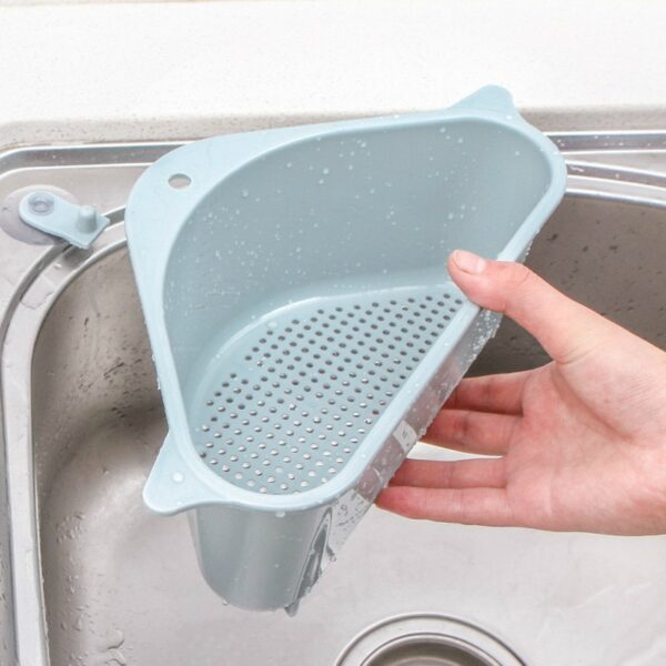 1pcs Multifunctional Kitchen Sink Storage Rack Washing Bowl Sponge Drain Rack Plastic High Quality Home Kitchen 2