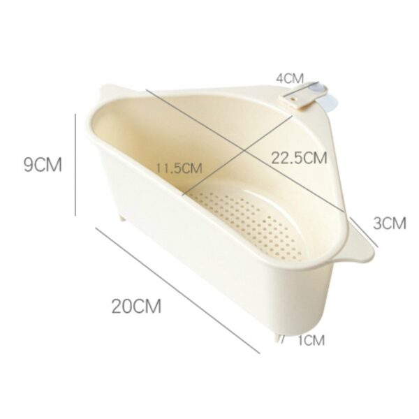 1pcs Multifunctional Kitchen Sink Storage Rack Washing Bowl Sponge Drain Rack Plastic High Quality Home Kitchen 5