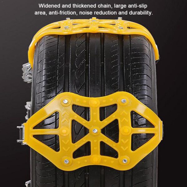 2019 New Car Tyre Winter Roadway Safety Tire Snow Thickened Adjustable Anti skid Safety Double Snap 1