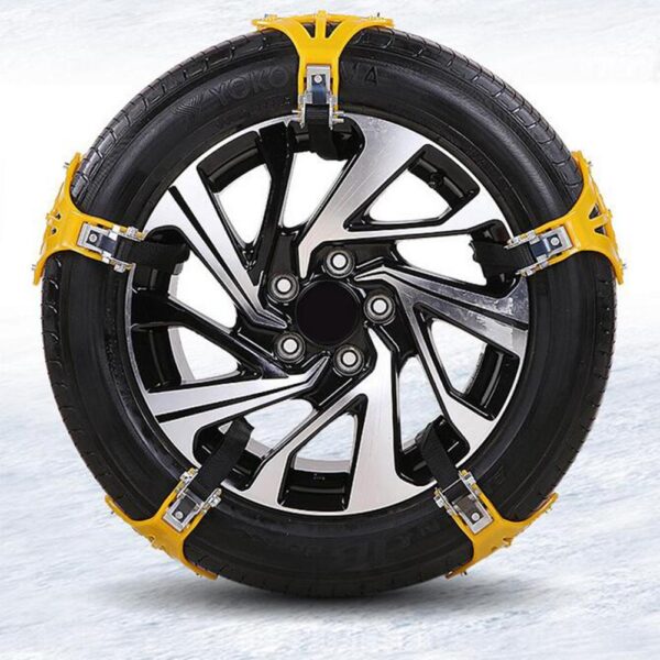 2019 New Car Tyre Winter Roadway Safety Tire Snow Thickened Adjustable Anti skid Safety Double Snap 4