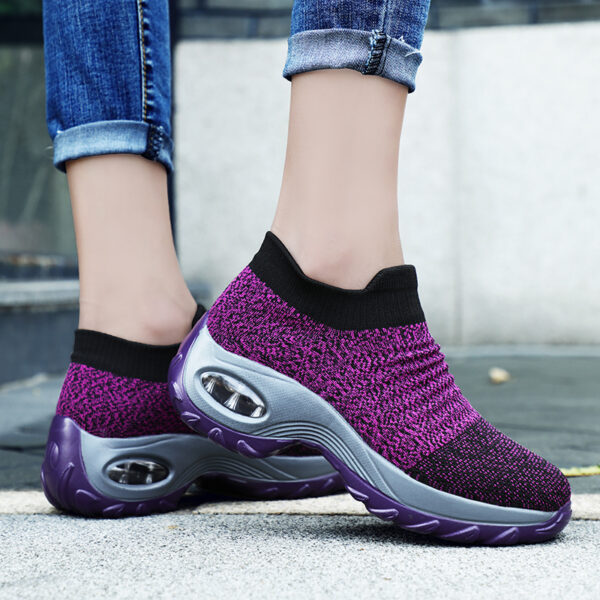 2019Women Sneaker Breathable Light Women Running Shoes Sa gawas nga Walking Cushioning Sport Jogging Shoes Non slip Sneakers 2