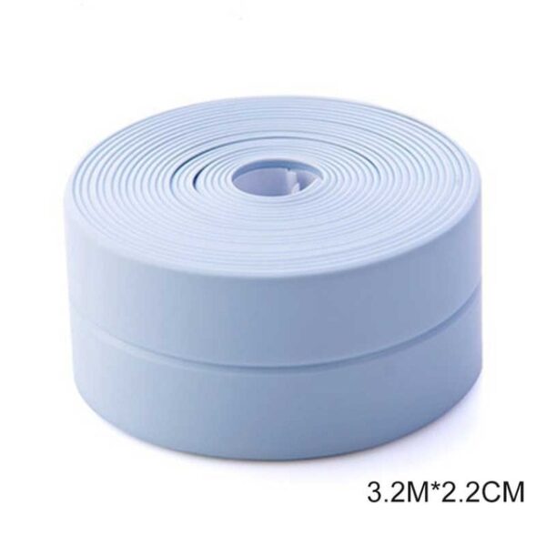 3 2 Meters Bathroom Shower Sink Bath Sealing Strip Tape White PVC Self adhesive Waterproof Wall 10.jpg 640x640 10