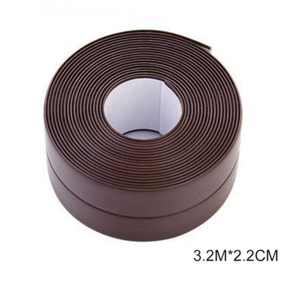 3 2 Meters Bathroom Shower Sink Bath Sealing Strip Tape White PVC Self adhesive Waterproof Wall 7.jpg 640x640 7