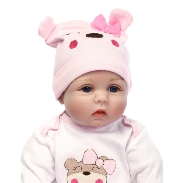 40cm 55cm Newborn Reborn Baby Dolls and dolls colthes Silicone Babies playmate Doll gifts For kids 1