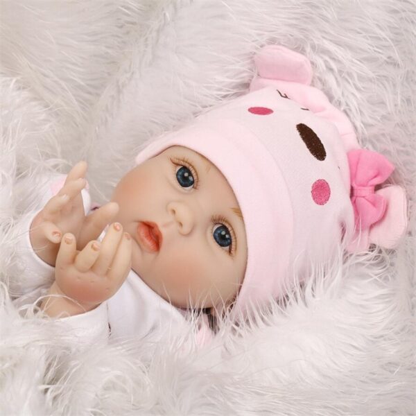 40cm 55cm Newborn Reborn Baby Dolls and doll colthes Silicone Babies playmate Doll gifts For kids 2