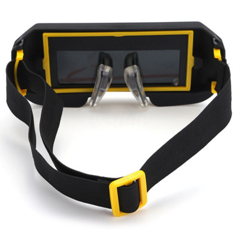 Yosooo Solar Auto Darkening Welding Goggle Anti-Ultraviolet Infrared Radiation Anti-Glare Welding Goggles with Adjustable Shade