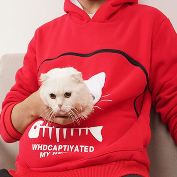 Autumn Winter Hoodie Cat Dog Pet Lovers Pullover Loose Sweatshirt Pocket Animal Ear Hooded Tops nga Babaye