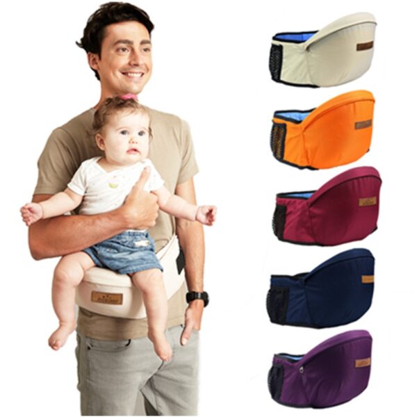 Baby Carrier Waist Stool Baby Sling Hold Waist Belt Cotton Kids Infant Hip Seat Side Carry