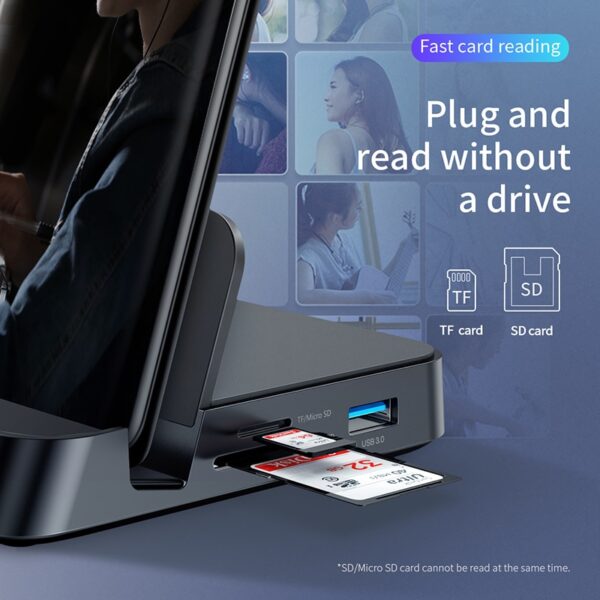 Baseus USB Type C HUB Docking Station For Samsung S10 S9 Dex Pad Station USB C 8