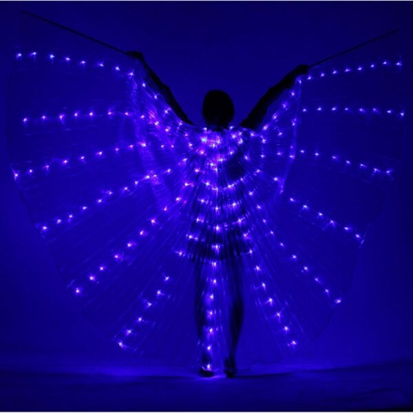 Belly Dance LED Isis Wings Colorful Popular Stage Performance Props Wings Props With Stick party gifts 4.jpg 640x640 4