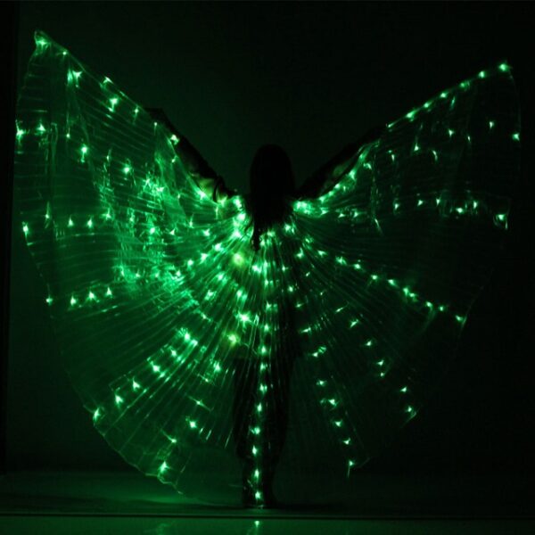 Belly Dance LED Isis Wings Colorful Popular Stage Performance Props Wings Props With Stick party gifts 5.jpg 640x640 5