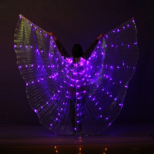 Belly Dance LED Isis Wings Colorful Popular Stage Performance Props Wings Props With Stick party gifts 6.jpg 640x640 6