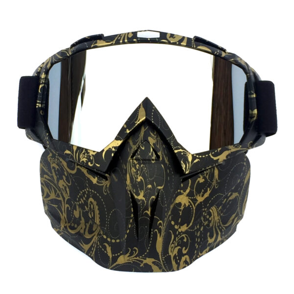 Cycling Helmet Goggle Mask Carbon Style Tough Guy Men Design Breathable Racing ATV Riding Eye Wear 1