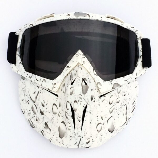 Ang Cycling Helmet Goggle Mask nga Estilo sa Carbon Lisud nga Guy Men Disenyo Breathable Racing ATV Riding Eye