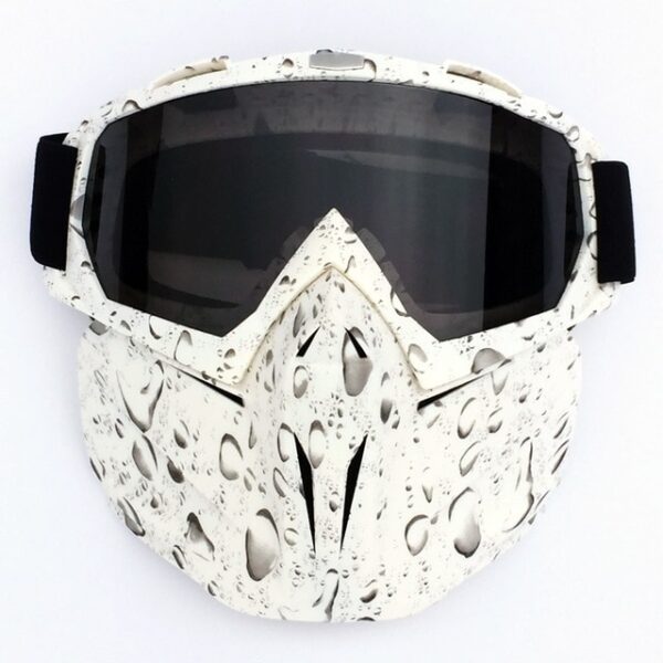 Cycling Helmet Goggle Mask Carbon Style Tough Guy Men Design Breathable Racing ATV Riding Eye