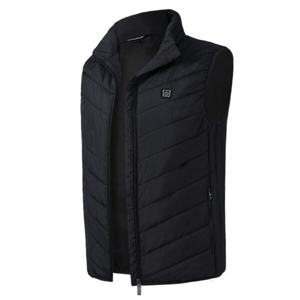 Electric Heated Vest Lalaki Babaye Pagpainit Waistcoat Thermal Warm Clothing Usb Heated Outdoor Vest Winter Heated 4