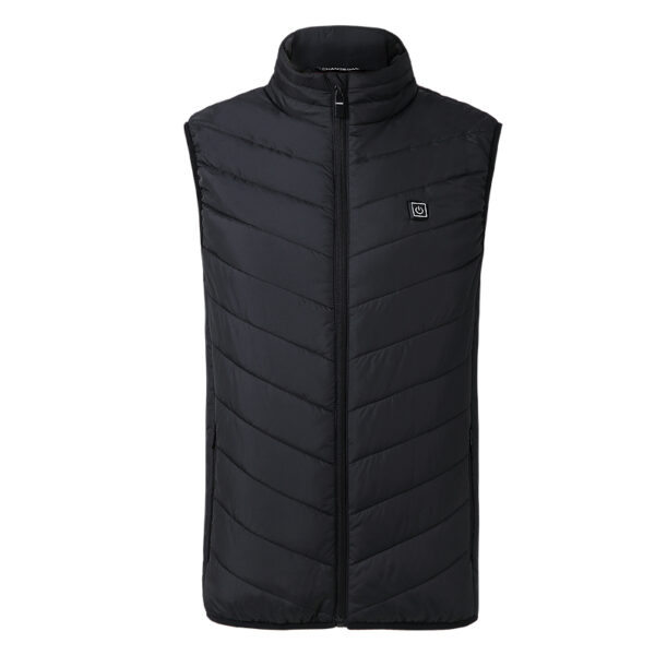Electric Heated Vest Lalaki Babaye Pagpainit Waistcoat Thermal Warm Clothing Usb Heated Outdoor Vest Winter Heated 5