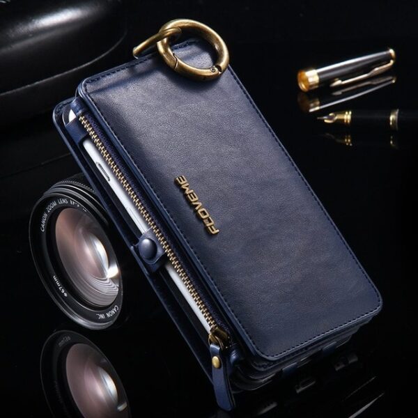 FLOVEME Luxury Retro Wallet Phone Case For iPhone 7 7 Plus XS MAX XR Leather Handbag 1.jpg 640x640 1