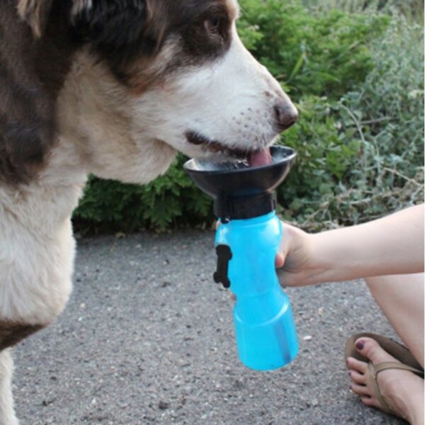 Foldable Anti spill Pet Dog cat Feeding Water Bottle Outdoor Sport Travelling Kettle Drinking Bowl pet 2