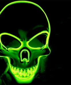 Halloween Horror Party Maska Maska Ghost Head Led Light Mask El Cold Light Fluorescentna maska ​​1.jpeg 640x640 1