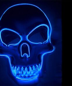 Halloween Horror Party Maska Maska Ghost Head Led Light Mask El Cold Light Fluorescentna maska.jpeg 640x640