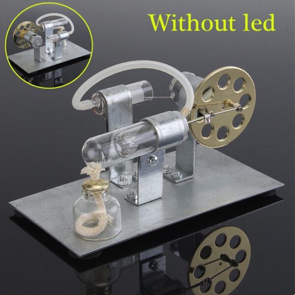 Hot Air Stirling Engine Model Electric Generator Motor Physics Steam Power Toy Lab Teaching Equipment 2