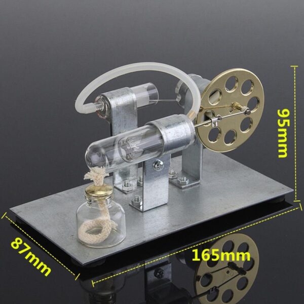 Hot Air Stirling Engine Model Electric Generator Motor Physics Steam Power Toy Lab Teaching Equipment 4