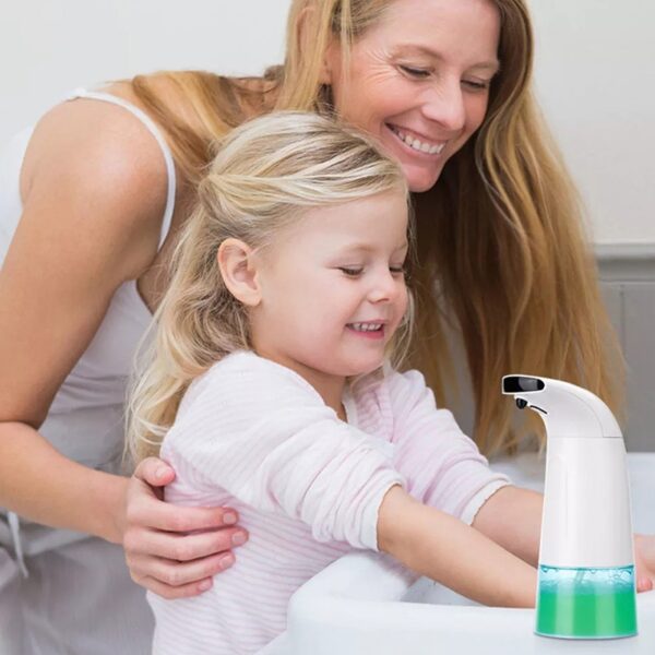Intelligent 250ml Liquid Soap Dispenser Automatic Contactless Induction Foam Infrared Sensor Hand Washing Device 2