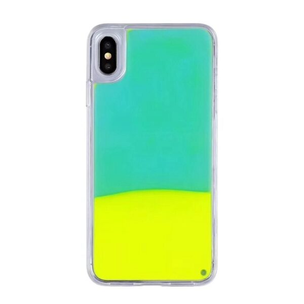 Святловы неонавы пясочны чахол для мабільнага iPhone XR XS max X 6 7 8 plus Glow 2.jpg 640x640 2