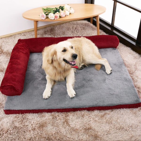 Luxury Large Dog Bed Sofa Dog Cat Pet Cushion For Big Dogs Washable Nest Cat Teddy 1