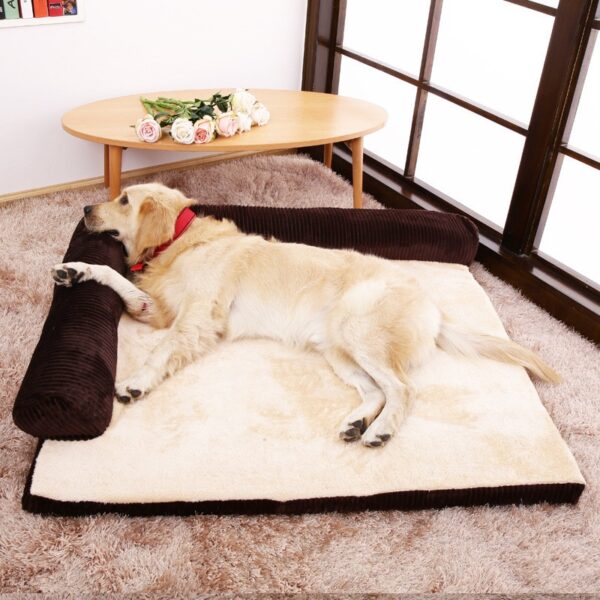 Luxury Large Dog Bed Sofa Dog Cat Pet Cushion For Big Dogs Washable Nest Cat Teddy 2