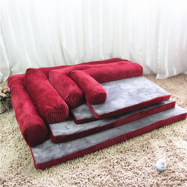 Luxury Large Dog Bed Sofa Dog Cat Pet Cushion For Big Dogs Washable Nest Cat Teddy 3