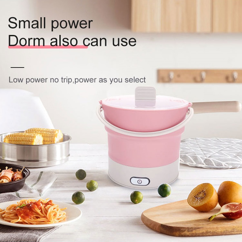 Drizzle Foldable Electric Cooker Travel Pot - Dual Voltage 100V