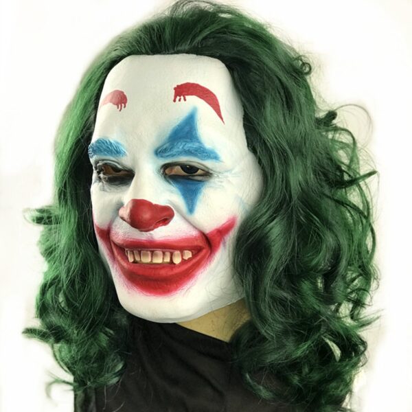 Movie Joker Arthur Fleck Mask Cosplay Latex Masks Halloween Party 2