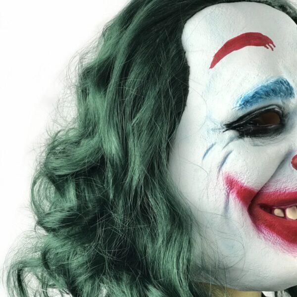 Movie Joker Arthur Fleck Mask Cosplay Latex Masks Halloween Party 4
