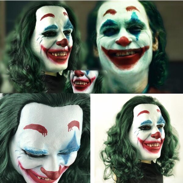 Movie Joker Arthur Fleck Mask Cosplay Latex Masks Halloween Party