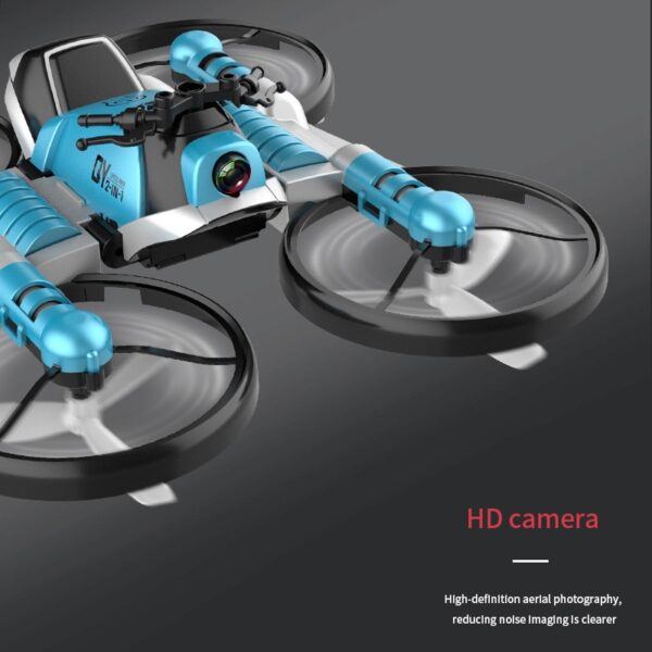 NEW drone with camera 2 4G remote control Helicopter deformation motorcycle folding four axis aircraft rc 3