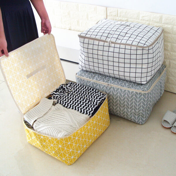 Bag-ong Simple Closeest Organizer 1 Pcs Durable Storabe Bag Quilt Blnket Sock Stuff Container Portable Folding